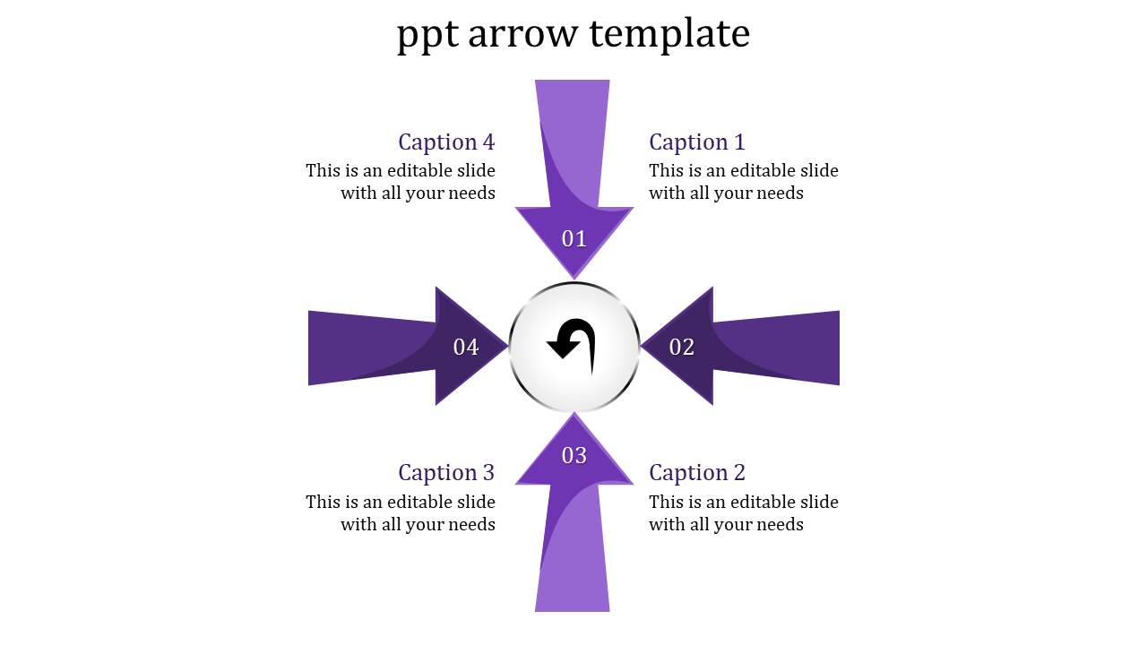 Customized Arrows PowerPoint Templates Slide Designs